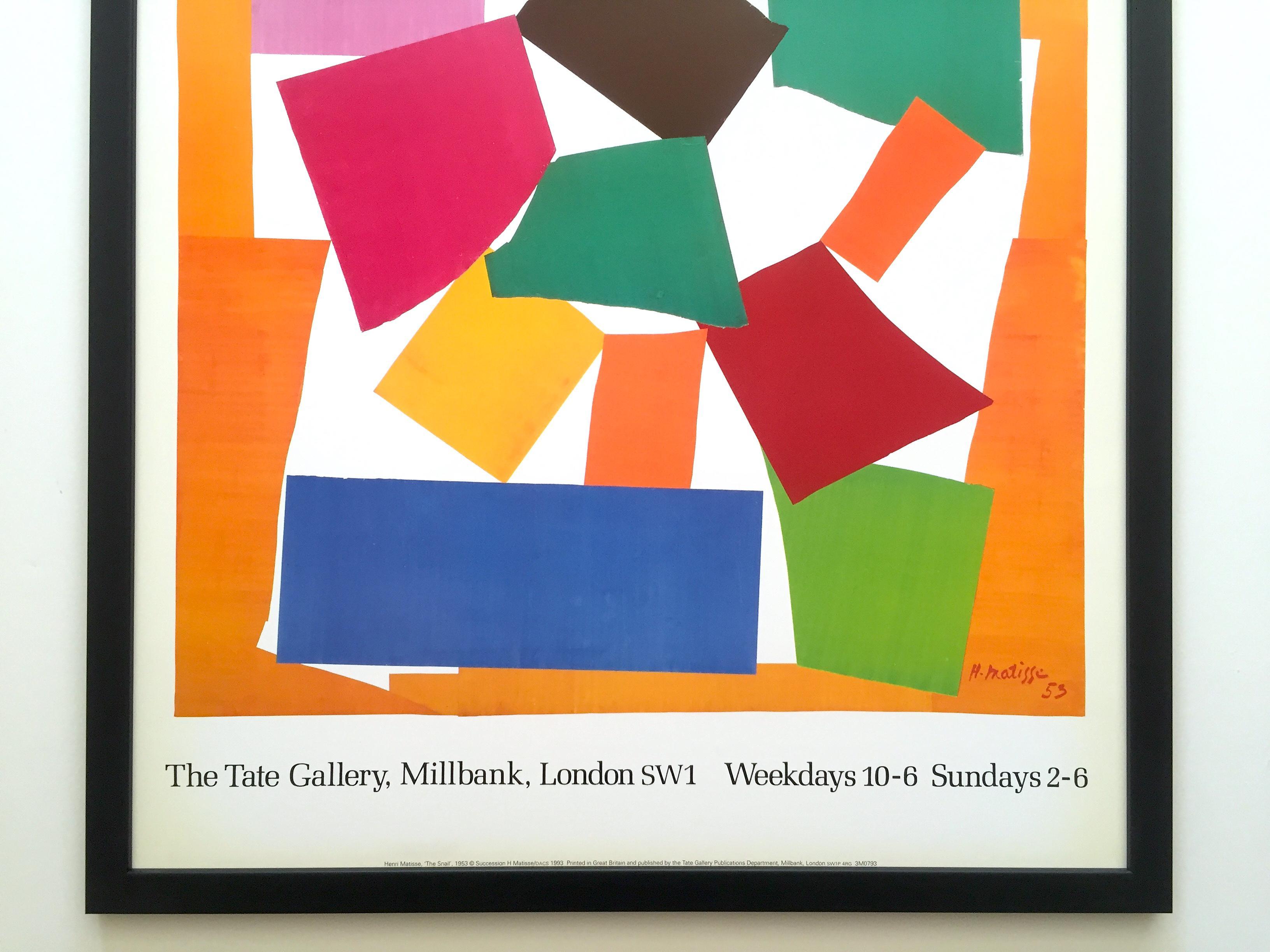 Henri Matisse Vintage 1993 Lithograph Print Framed Museum Poster ...