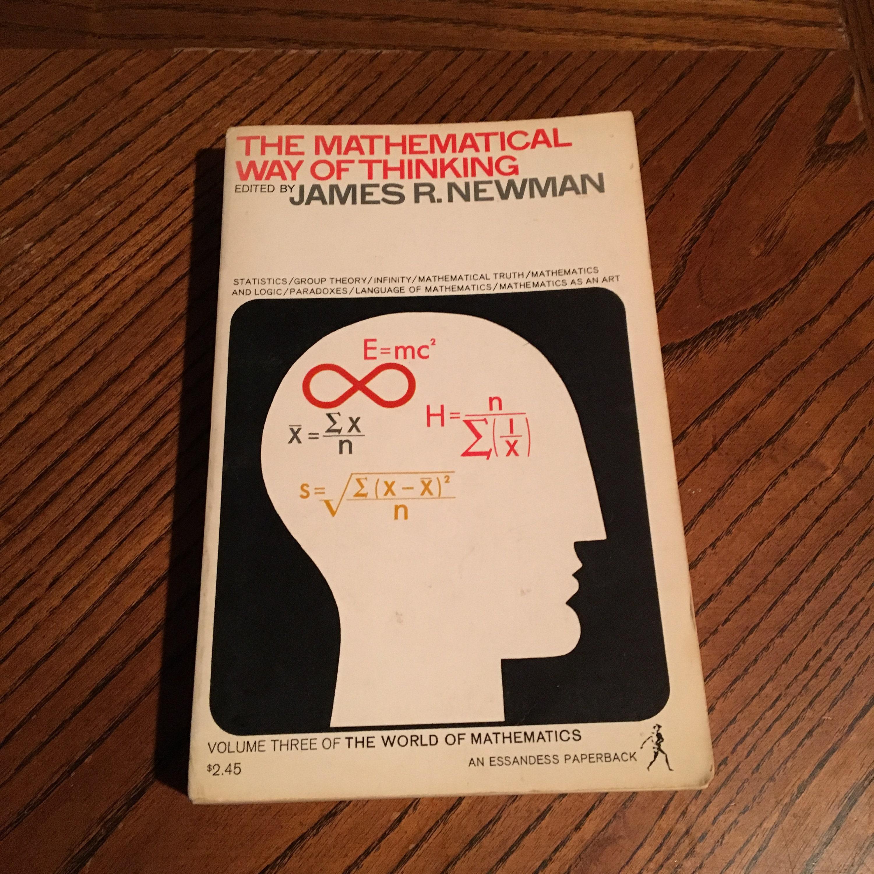 Vintage Midcentury the Mathematical Way of Thinking by James ...